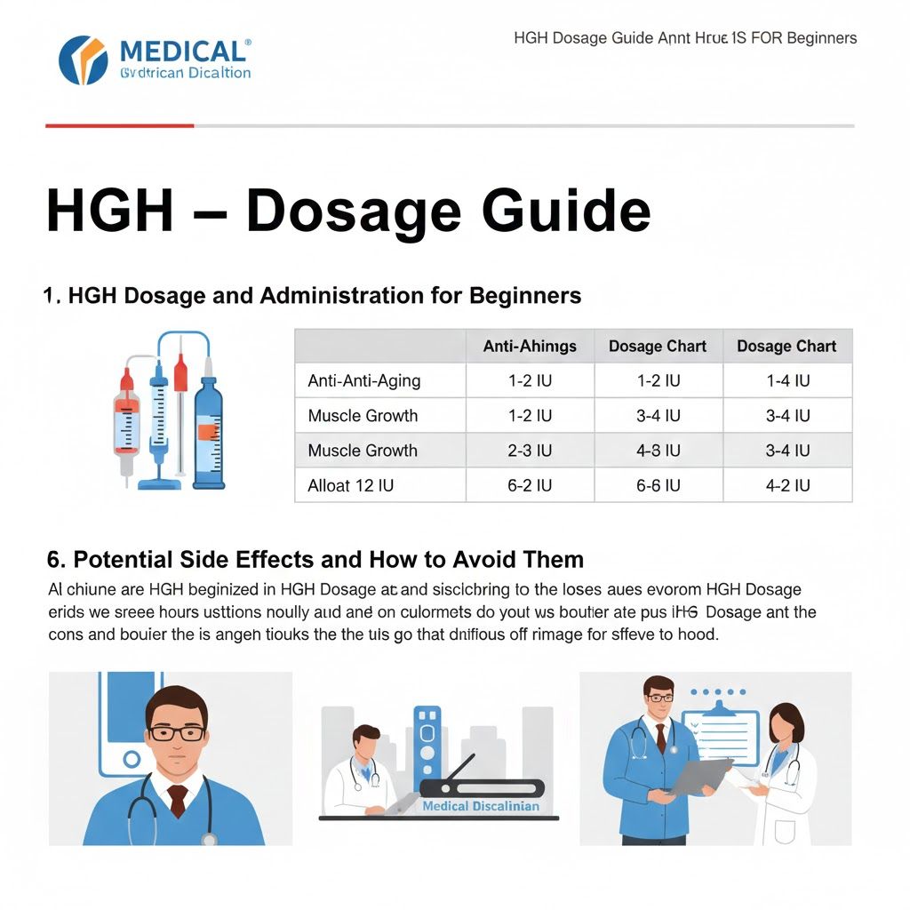 HGH dosage guide and administration UK.